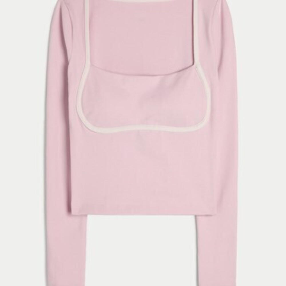 Gilly Hicks Active Recharge Under-Bust Long-Sleeve Top